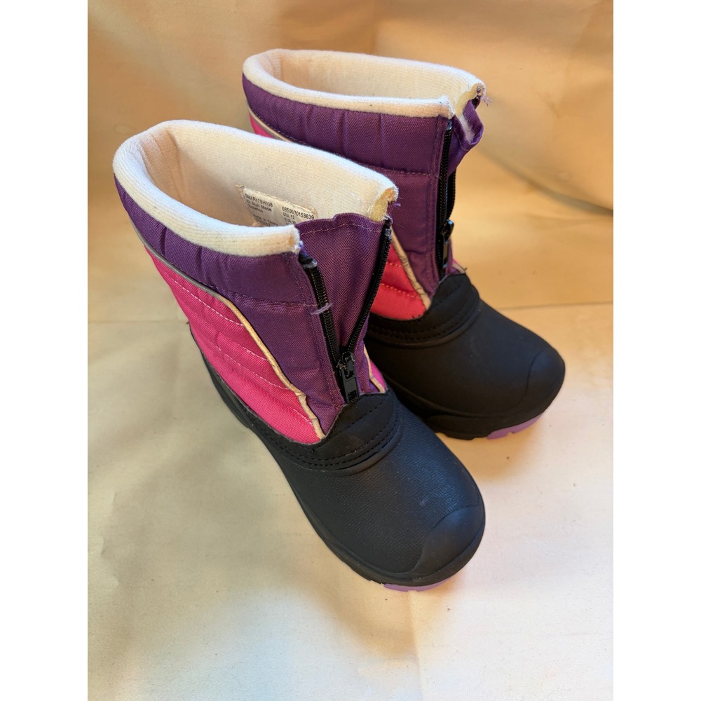 Arctic Shield Snow Boots Kids Size 12 Pink Purple Gorpcore Waterproof Insulated
